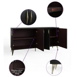 Frank Olsen AVA Black Large Sideboard with LED Mood Lighting