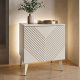 Frank Olsen White AVA Lamp Table with Mood Lighting