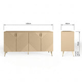 Frank Olsen AVA Natural Stone Large Sideboard with LED Mood Lighting