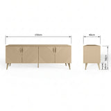 Frank Olsen AVA Natural Stone TV Cabinet with Mood Lighting for TV's up to 70"