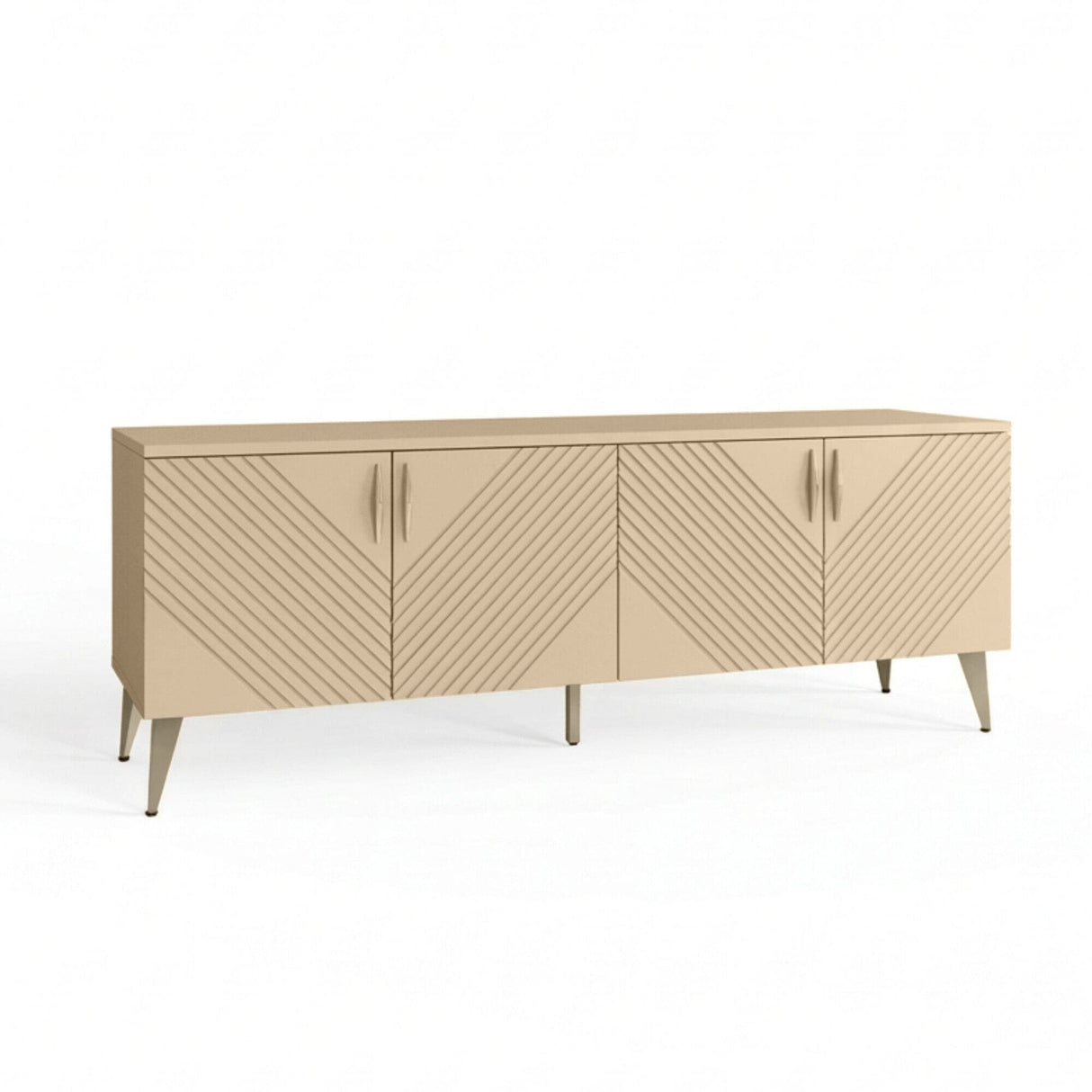 Frank Olsen AVA Natural Stone TV Cabinet with Mood Lighting for TV's up to 70"