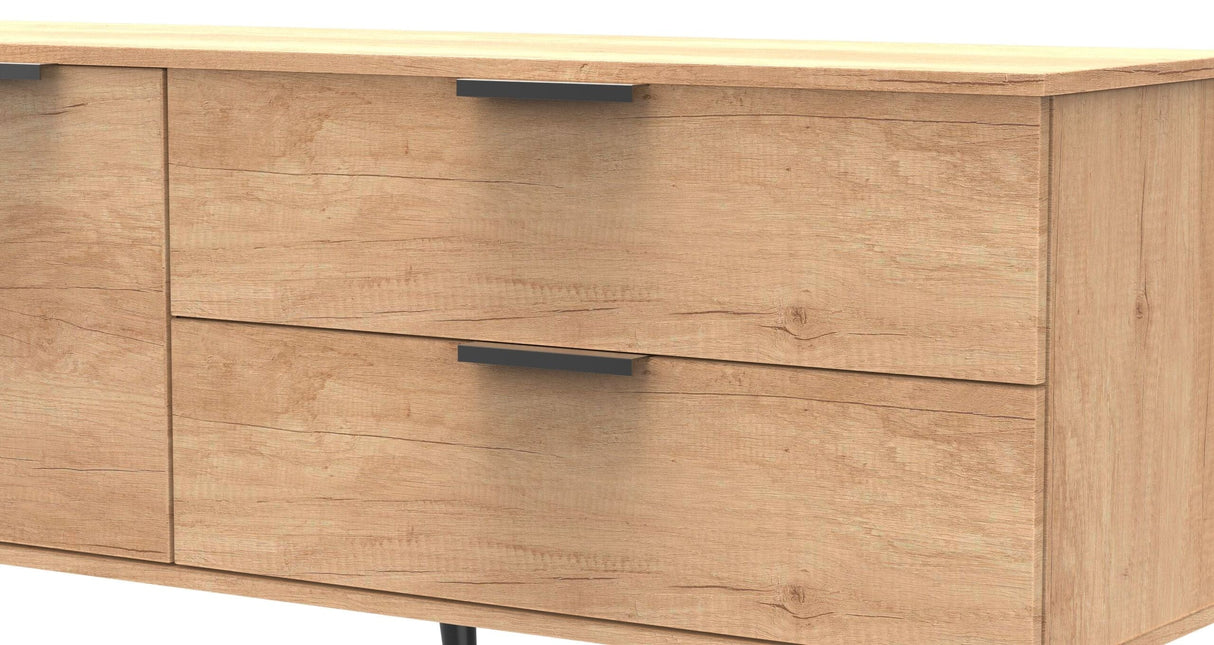 Welcome Furniture Nebraska Oak Hong Kong TV Cabinet HKB251NBNB
