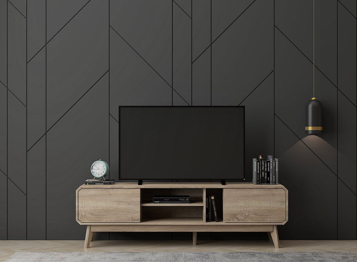 Kudl BR15 Light Oak TV Cabinet 159cm