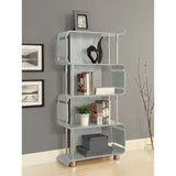 Jual Curved Bookcase in Grey (BS201 BOOKSHELF GREY)