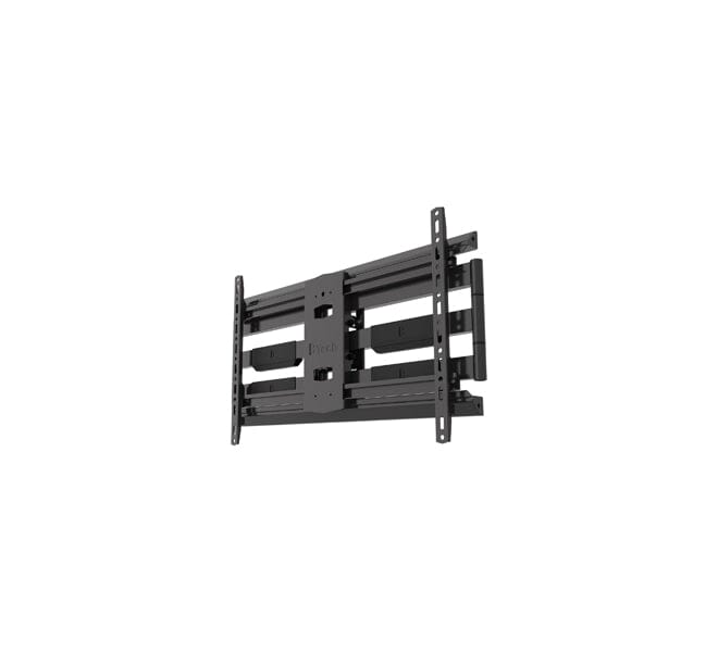 B-Tech Elements BT5227 - Black Ultra Slim Double Arm TV Wall Mount, Tilt and Swivel