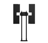 B-Tech BT7104 Bolt-Down Twin Pole Stand with Enclosure