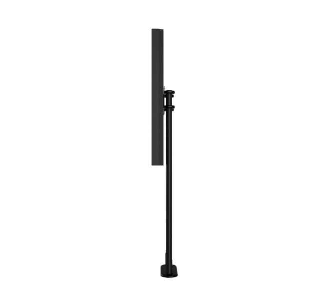 B-Tech BT7104 Bolt-Down Twin Pole Stand with Enclosure