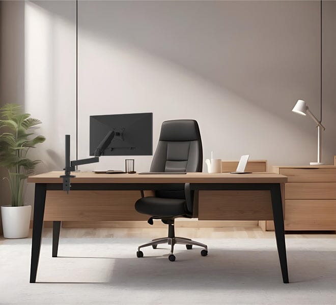B-Tech BT7351 Full Motion Monitor Desk Mount