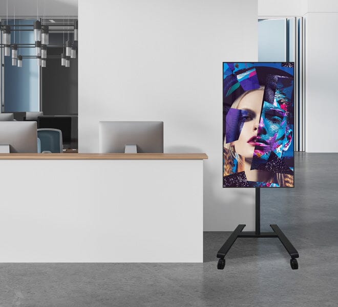 B-Tech BT7504 - TV Mobile Trolley for screens up to 55 inch