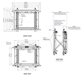 B-Tech BT8301 Recessed Pop Out TV Bracket for TVs up to 70 inch