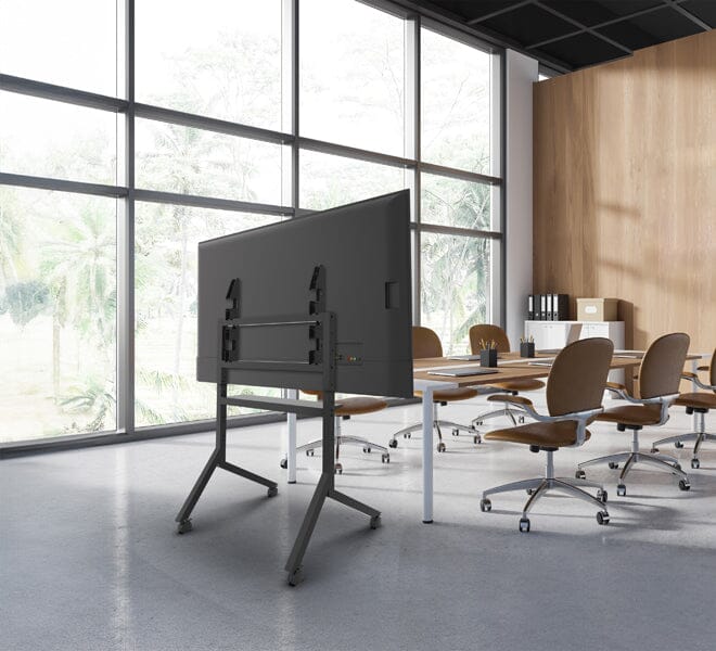 B-Tech BT8545 - Mobile Interactive Touch Screen Trolley Stand For Screens Up To 86 Inch