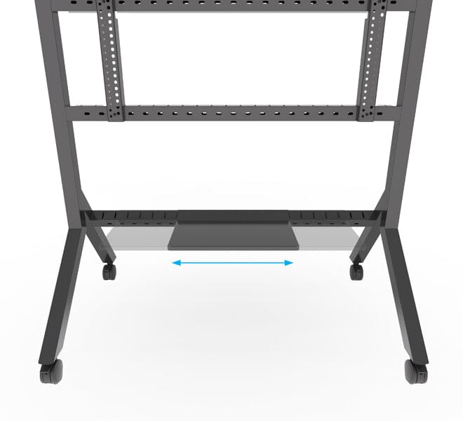 B-Tech BT8546 - Mobile Interactive Touch Screen Trolley Stand For Screens Up To 110 inch