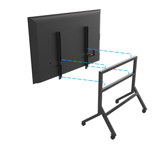 B-Tech BT8546 - Mobile Interactive Touch Screen Trolley Stand For Screens Up To 110 inch