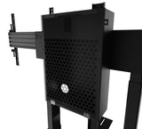 B-Tech BT8554 E-Lift Motorised Height Adjustable Twin Screen VC Trolley