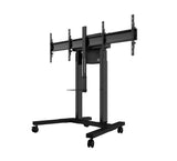 B-Tech BT8554 E-Lift Motorised Height Adjustable Twin Screen VC Trolley