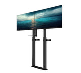 B-Tech BT8555 E-Lift Motorised Height Adjustable Twin Screen VC Floor To Wall Stand