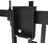 B-Tech BT8556 E-Lift XL Motorised Height Adjustable Twin Screen VC Trolley
