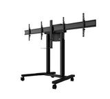 B-Tech BT8556 E-Lift XL Motorised Height Adjustable Twin Screen VC Trolley