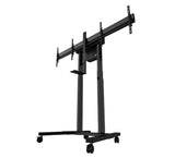 B-Tech BT8556 E-Lift XL Motorised Height Adjustable Twin Screen VC Trolley