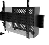 B-Tech BT8557 E-Lift XL Motorised Height Adjustable Twin Screen VC Floor To Wall Stand