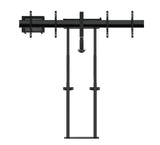 B-Tech BT8557 E-Lift XL Motorised Height Adjustable Twin Screen VC Floor To Wall Stand