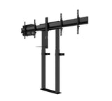 B-Tech BT8557 E-Lift XL Motorised Height Adjustable Twin Screen VC Floor To Wall Stand
