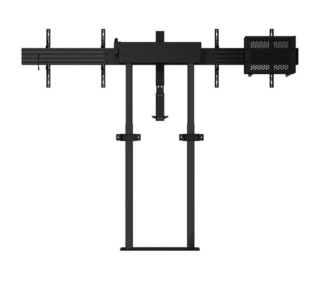 B-Tech BT8557 E-Lift XL Motorised Height Adjustable Twin Screen VC Floor To Wall Stand