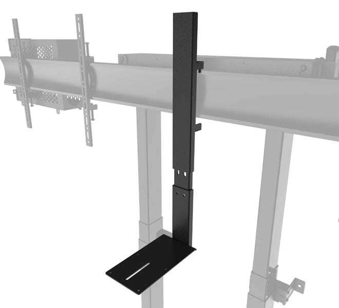 B-Tech BT8557 E-Lift XL Motorised Height Adjustable Twin Screen VC Floor To Wall Stand