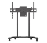 B-Tech BT8558 E-Lift Motorised Height Adjustable Flat Screen TV Trolley