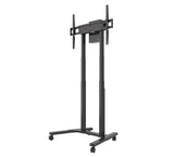 B-Tech BT8558 E-Lift Motorised Height Adjustable Flat Screen TV Trolley