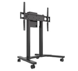 B-Tech BT8558 E-Lift Motorised Height Adjustable Flat Screen TV Trolley