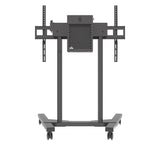 B-Tech BT8558 E-Lift Motorised Height Adjustable Flat Screen TV Trolley