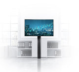 B-Tech BT8700 Premium Floor to Wall Single Screen TV Stand 1.4m Tall