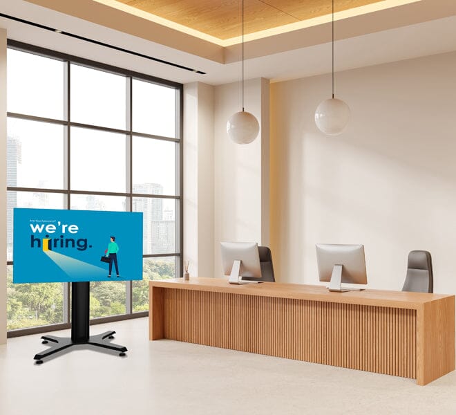 B-Tech BT8705 Premium Single Screen TV Stand 1.4m Tall