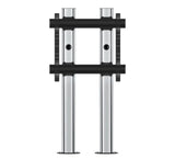 B-Tech BT8708 Premium Bolt Down Twin Screen TV Stand 2m Tall