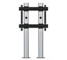 B-Tech BT8708 Premium Bolt Down Twin Screen TV Stand 2m Tall