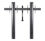 B-Tech BT8710 Premium Floor to Wall Twin Screen VC TV Stand 2m Tall