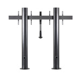 B-Tech BT8711 Premium Bolt Down Twin Screen VC TV Stand 2m Tall