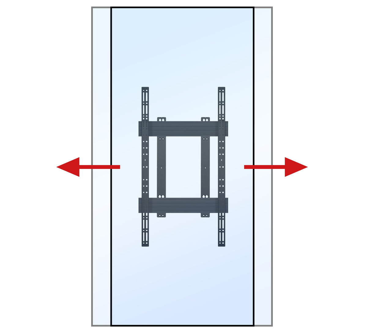 B-Tech BT9923 XL Portrait Wall Mount For Ultrawide 21:9 Displays