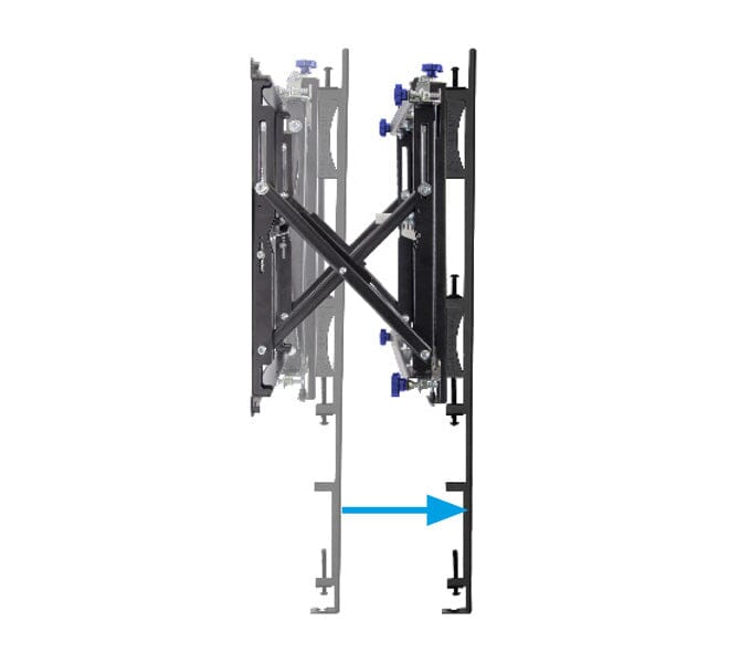 B-Tech BT9926 Heavy Duty Recessed Pop Out TV Bracket for TVs up to 120"