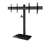 B-Tech BTF845 1.8m High Twin Screen Video Conferencing Stand for Screens up to 55 inches
