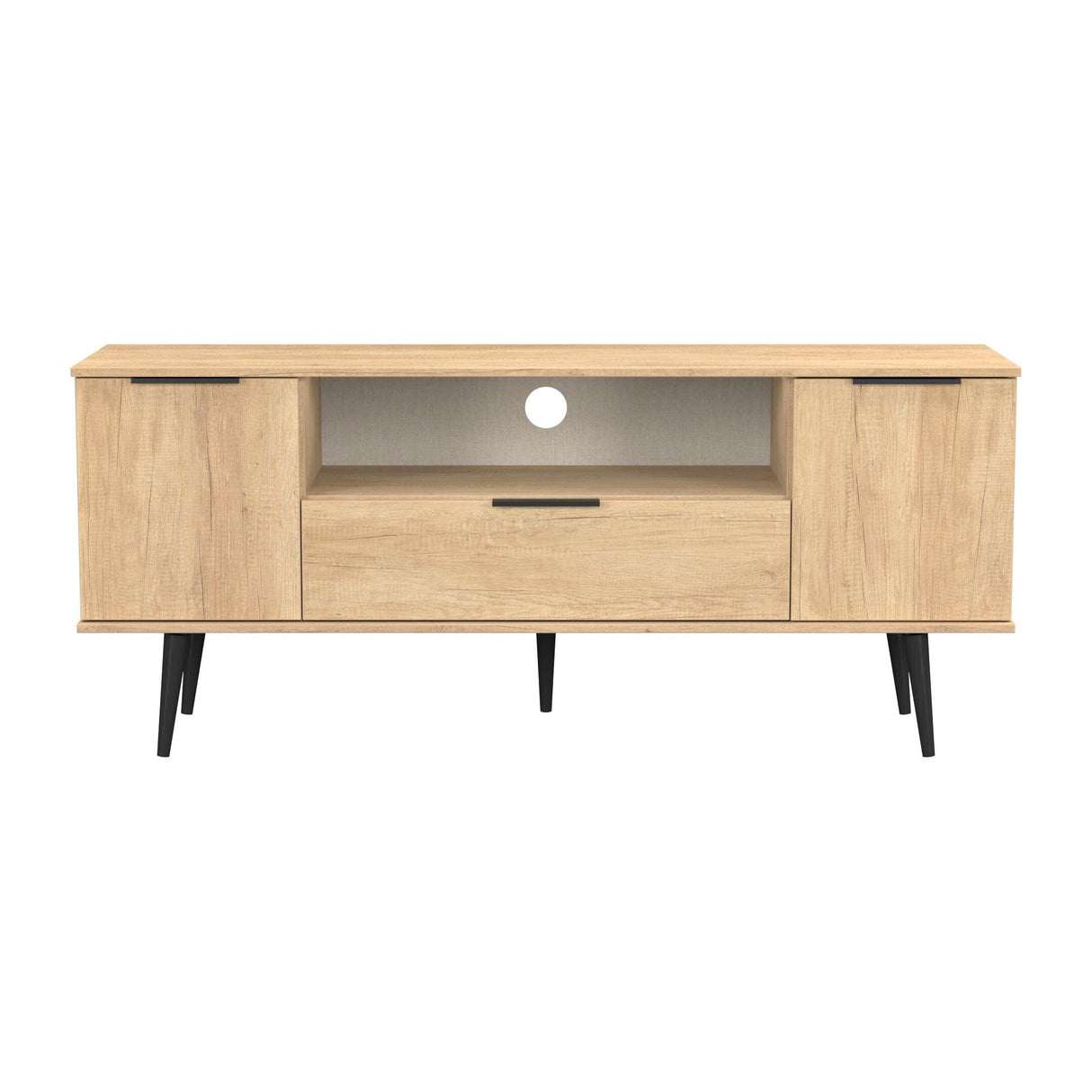 Welcome Furniture Nebraska Oak Hong Kong Wide TV Cabinet HKB252NBNB