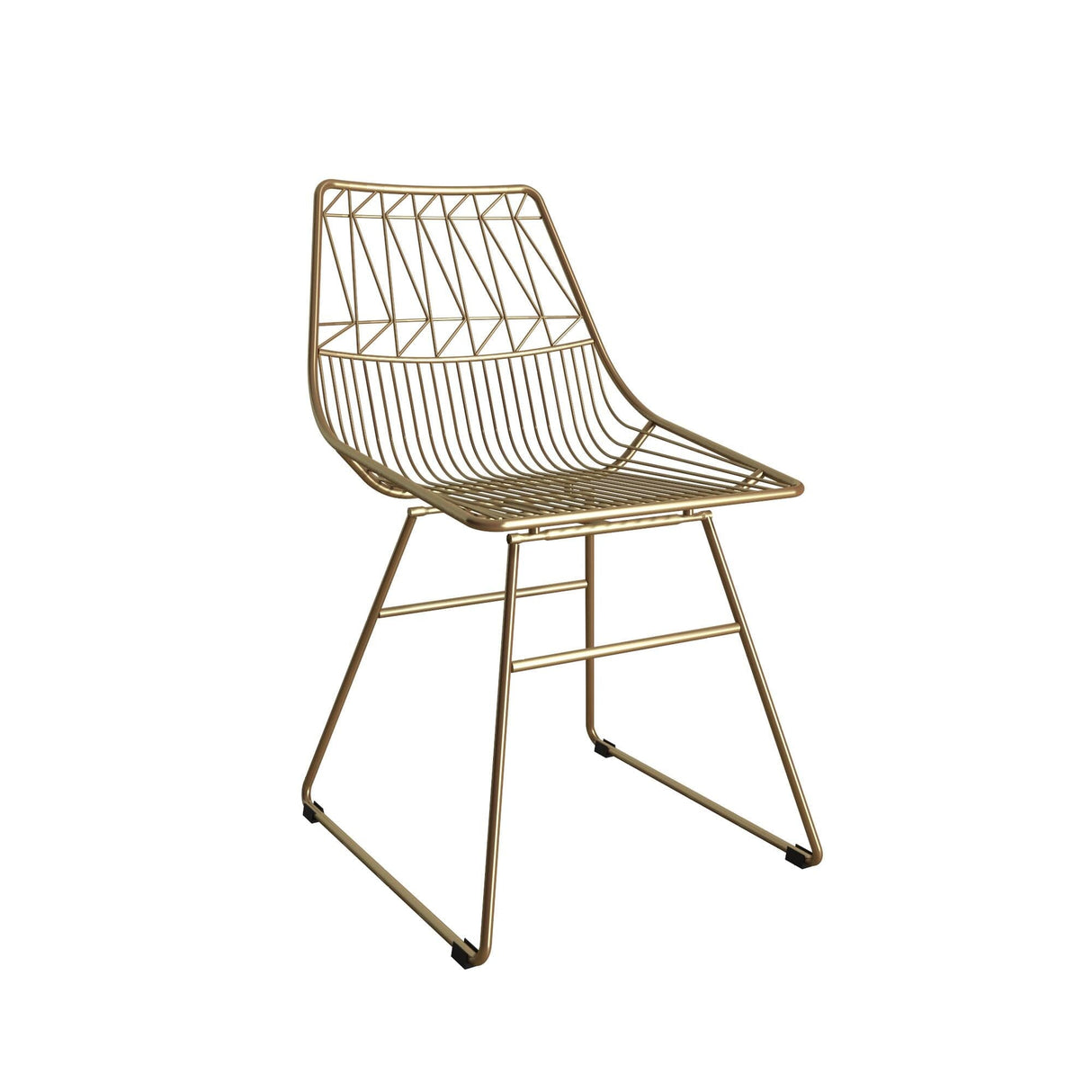 CosmoLiving Astrid Wire Metal Dining Chair