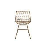 CosmoLiving Astrid Wire Metal Dining Chair