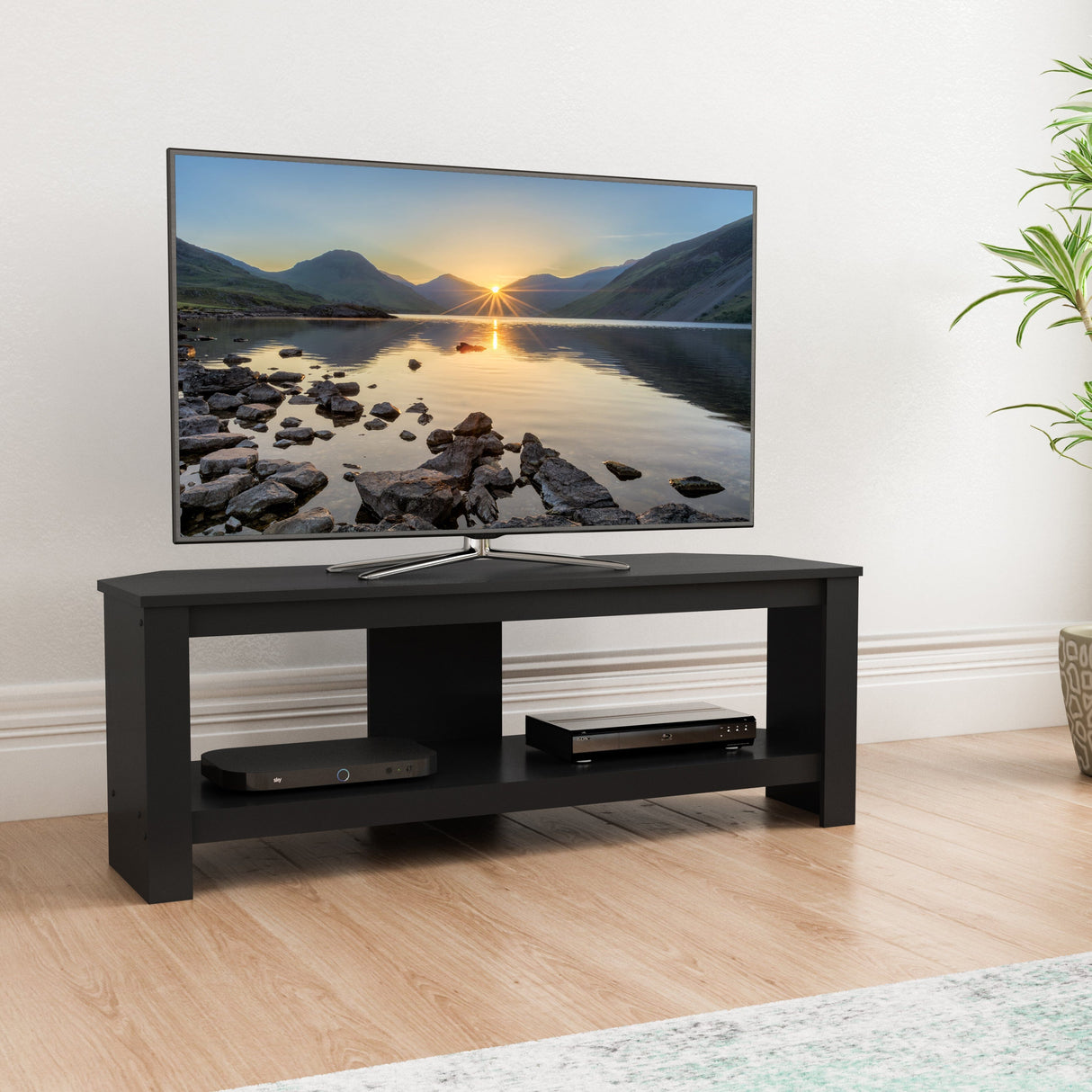 AVF Calibre 1.15m TV Stand - Black Oak