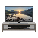 AVF CA180RGRE Calibre Flat TV Stand in Grey Oak suits Up To 85" TVs