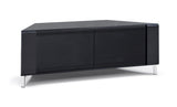 MDA Designs CORVUS Corner-Friendly Gloss Black Contemporary TV Cabinet