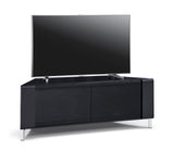 MDA Designs CORVUS Corner-Friendly Gloss Black Contemporary TV Cabinet