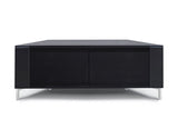 MDA Designs CORVUS Corner-Friendly Gloss Black Contemporary TV Cabinet