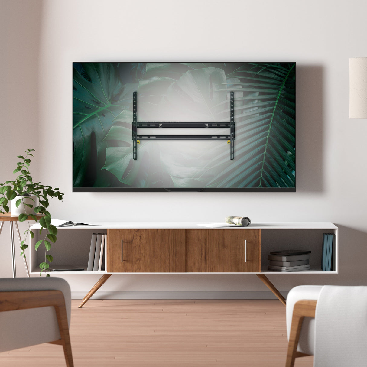 AVF EL801B Ecomount Flat & Tilt TV Wall Mount, for TVs 40-80"